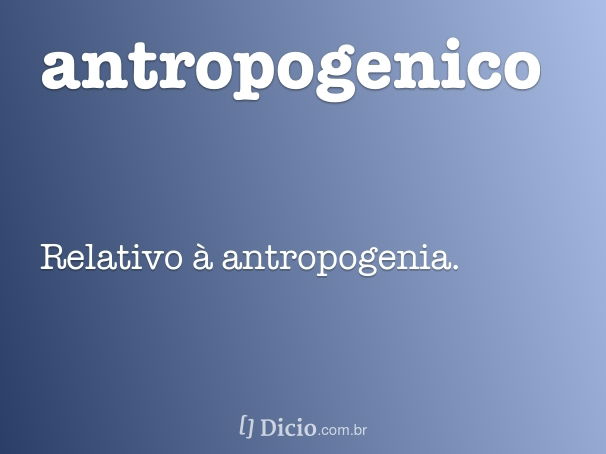 antropogenico