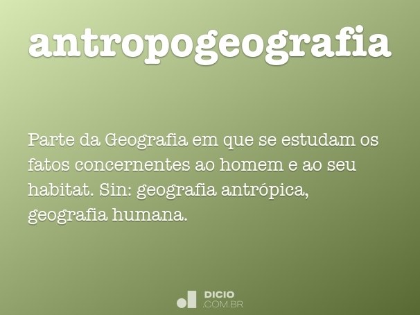 antropogeografia