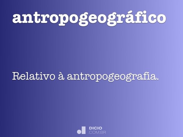 antropogeográfico