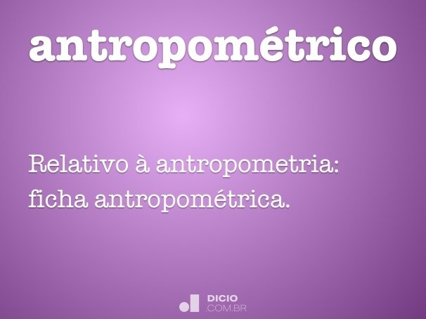 antropométrico