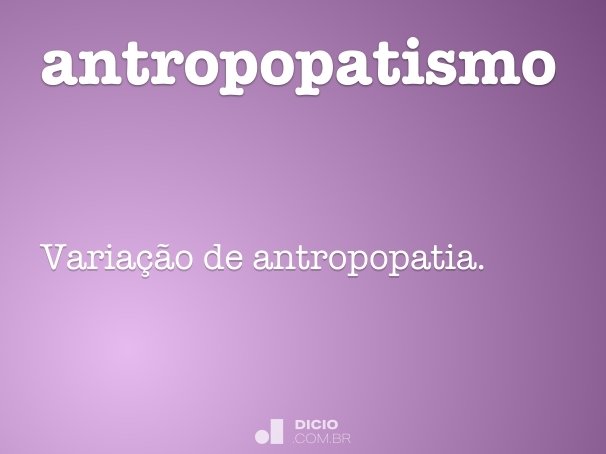 antropopatismo