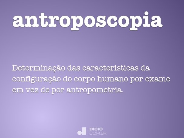 antroposcopia