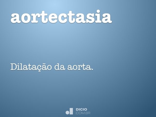 aortectasia