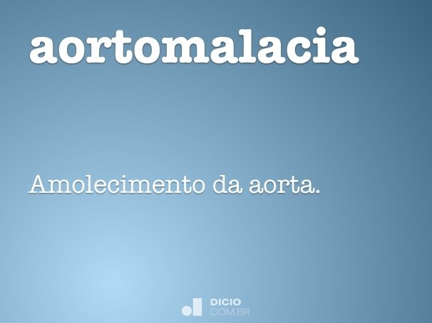 aortomalacia