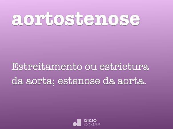 aortostenose