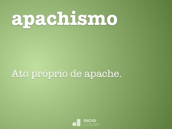 apachismo