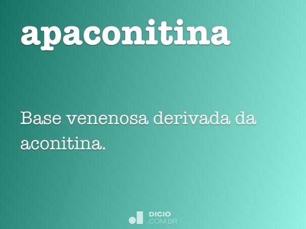 apaconitina