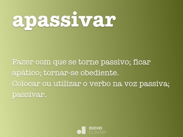 apassivar