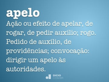 Apelo à definição –