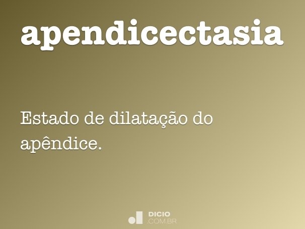 apendicectasia