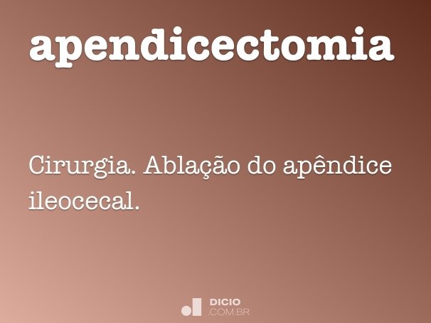 apendicectomia