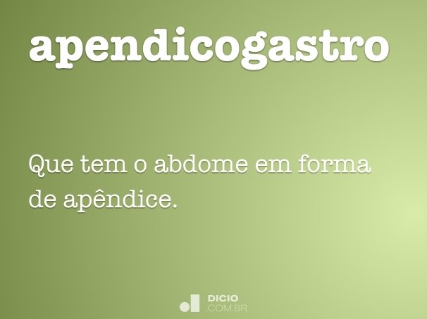 apendicogastro