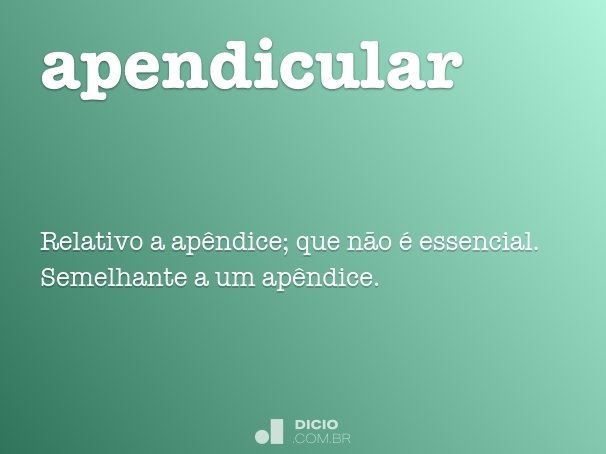 apendicular