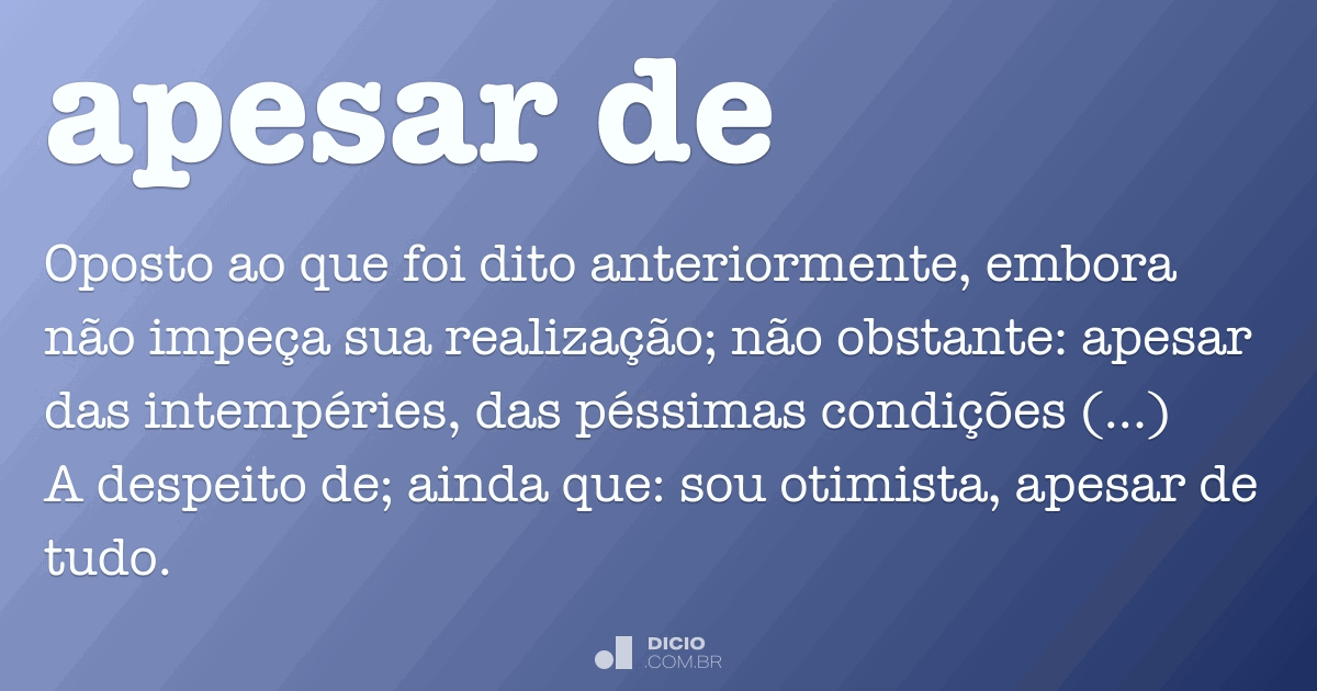 A pesar ou apesar: qual o correto?