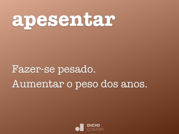 apesentar