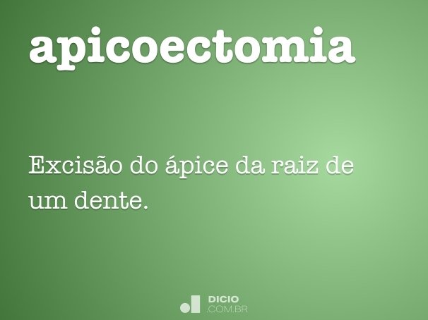 apicoectomia
