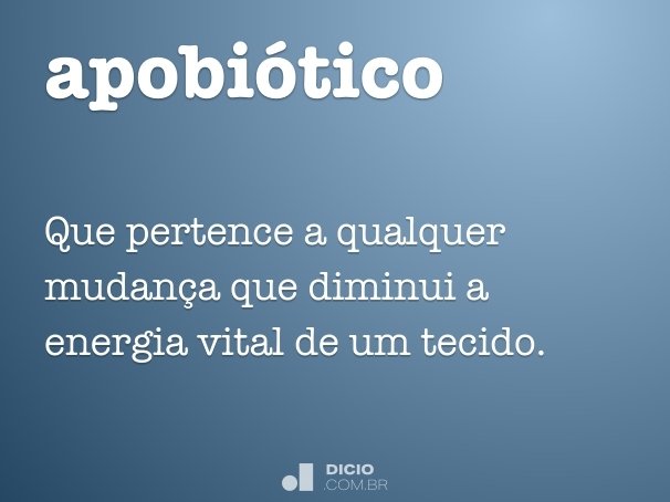apobiótico