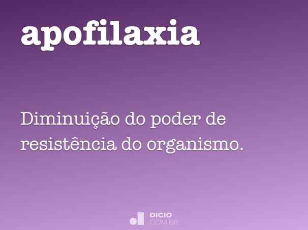 apofilaxia