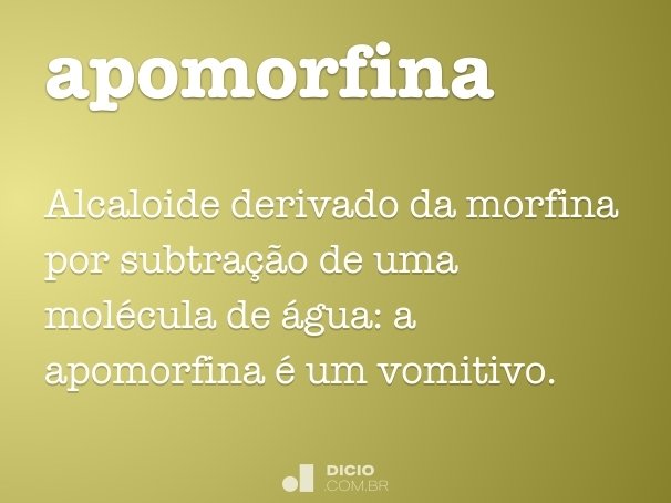 apomorfina