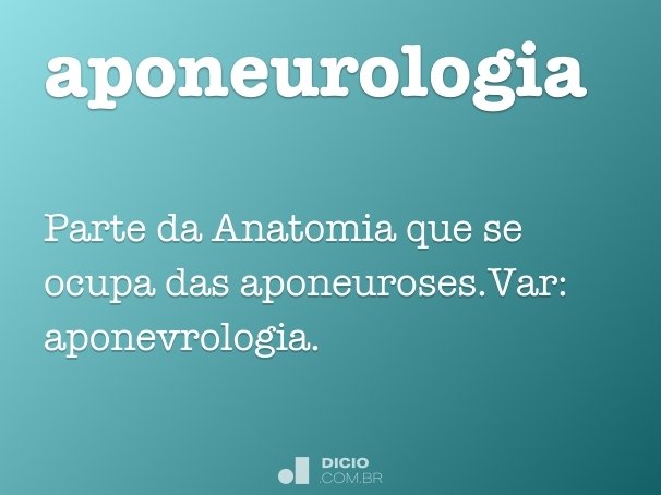 aponeurologia