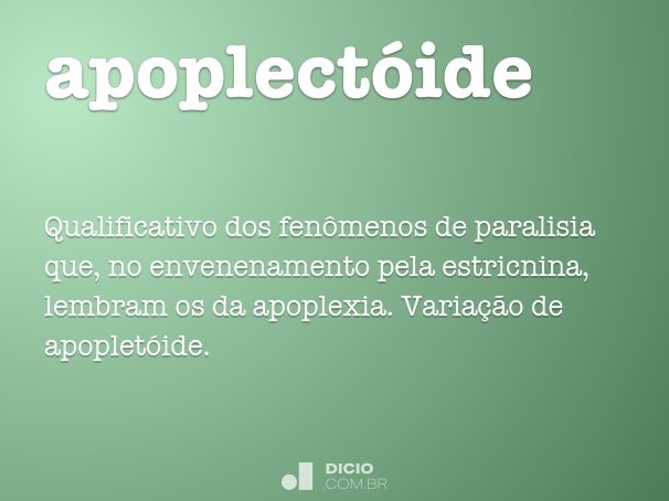 apoplectóide