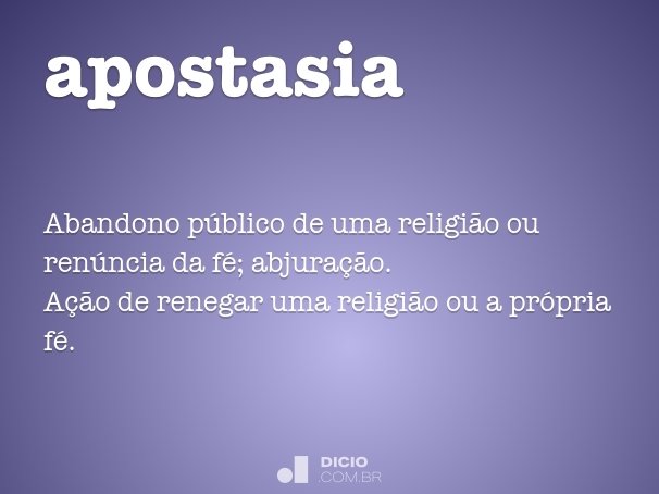 apostasia