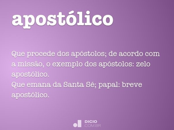 apostólico