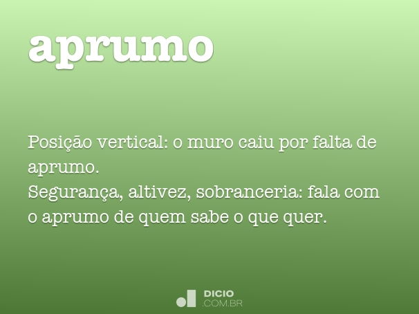 Prumo - Dicio, Dicionário Online de Português