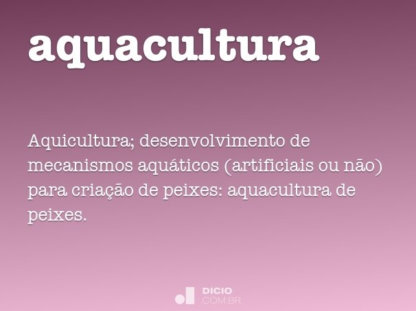 aquacultura