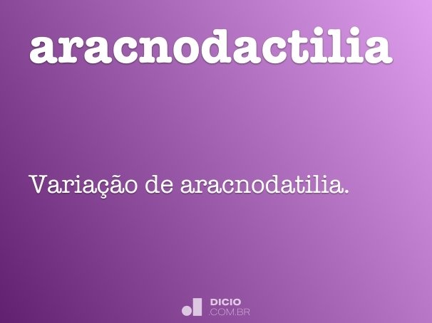 aracnodactilia