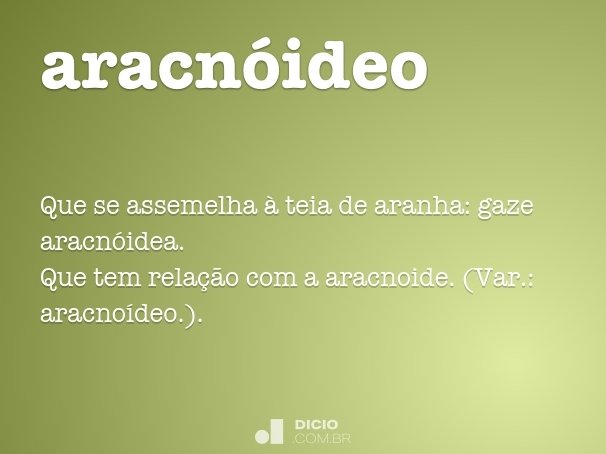 aracnóideo