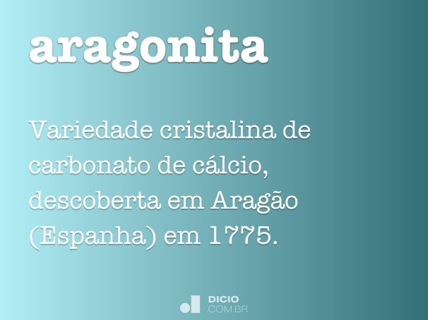 aragonita