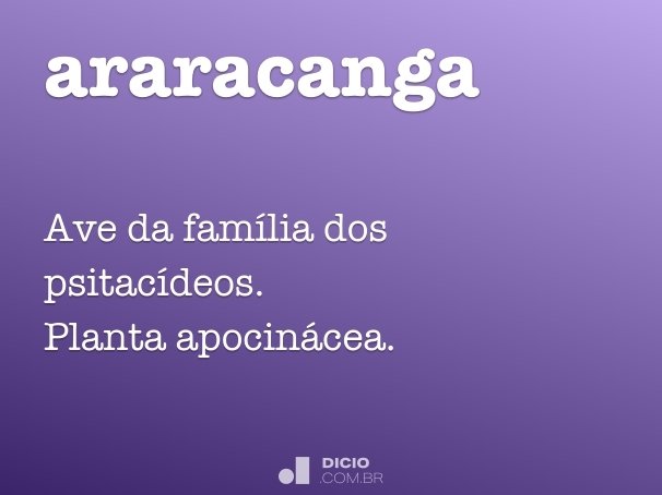 araracanga