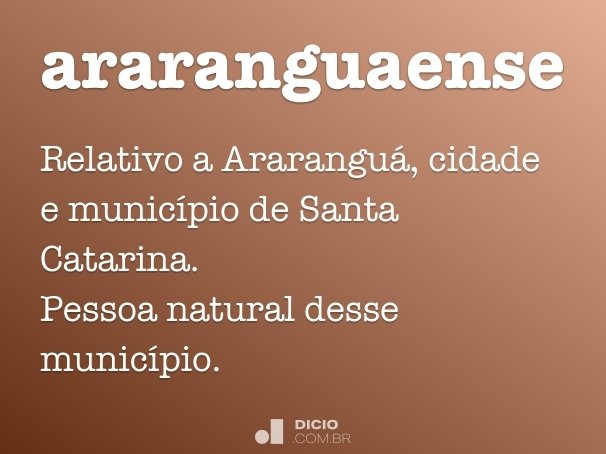 araranguaense