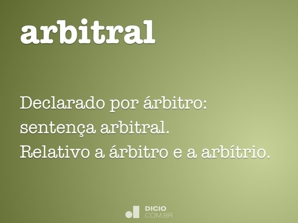 arbitral