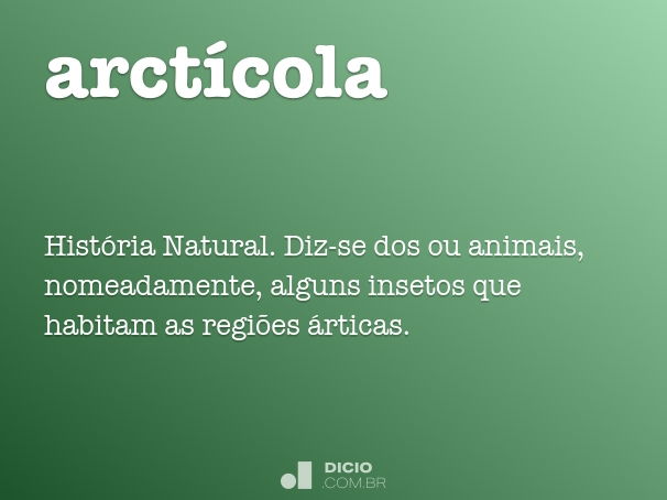 arctícola