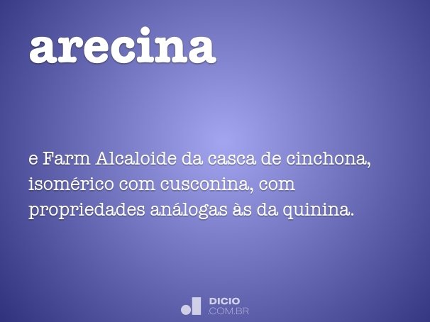 arecina