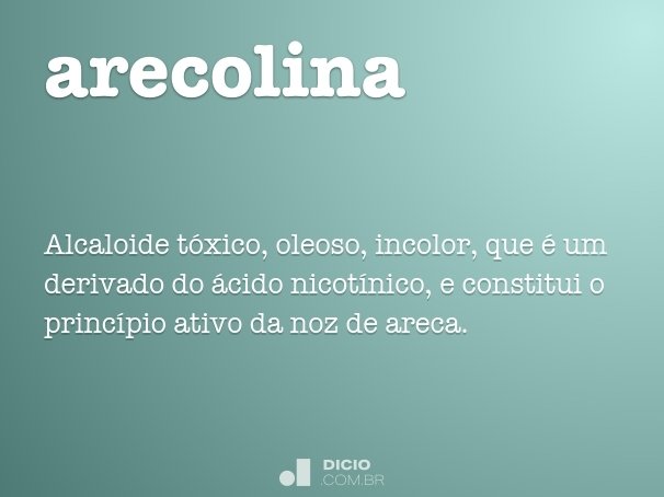 arecolina