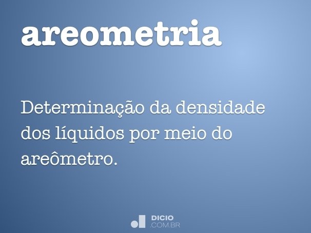 areometria