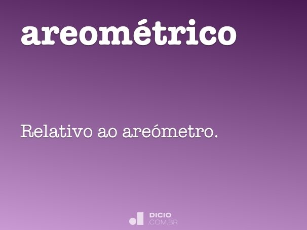 areométrico