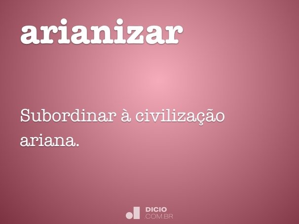 arianizar