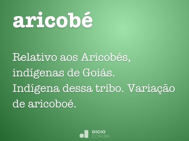 aricobé