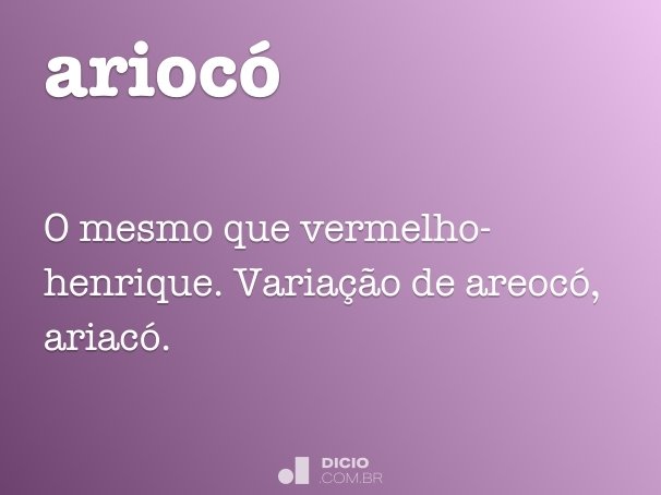 ariocó