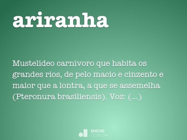 ariranha