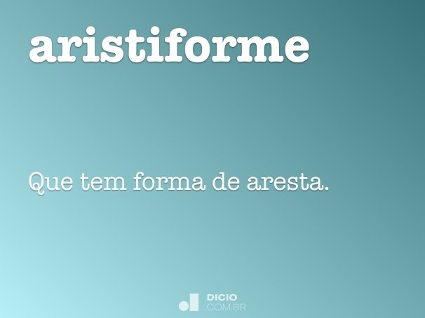 aristiforme