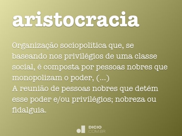 aristocracia