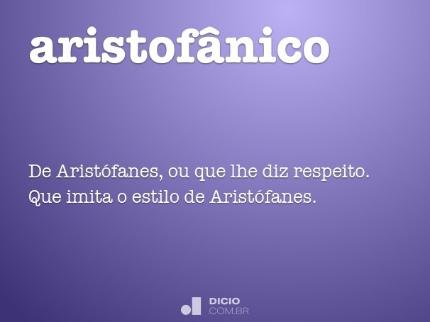 aristofânico