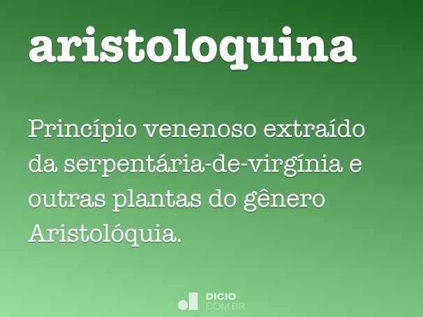 aristoloquina