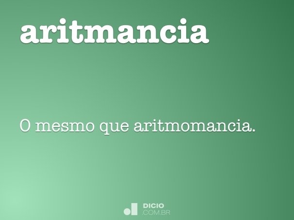 aritmancia