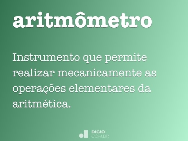 aritmômetro